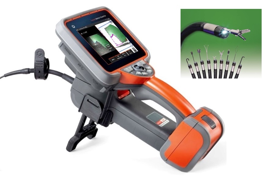 內(nèi)置機(jī)械手通道的高清智能三維測(cè)量孔探設(shè)備